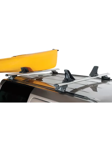 Kit porte kayak sur barre de toit et galerie avec chargement arrière