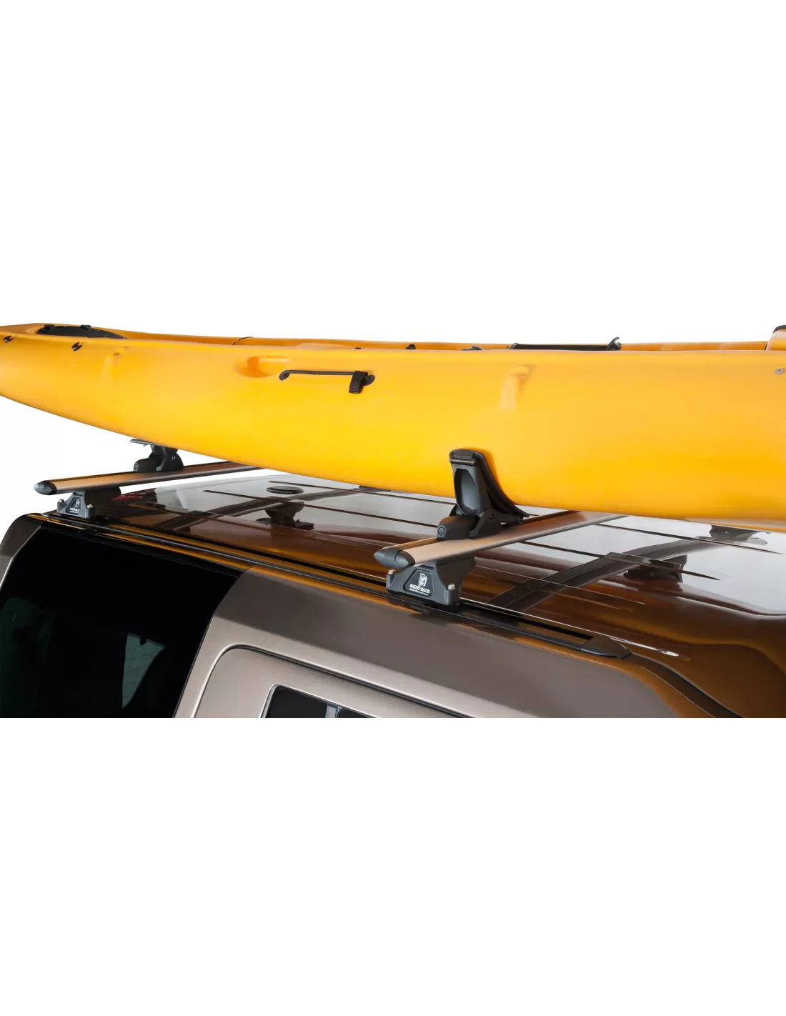 Kit porte kayak sur barre de toit et galerie avec chargement arrière