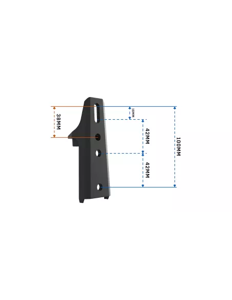 Support de auvent démontage rapide Stow It de Rhino Rack - pack de 2