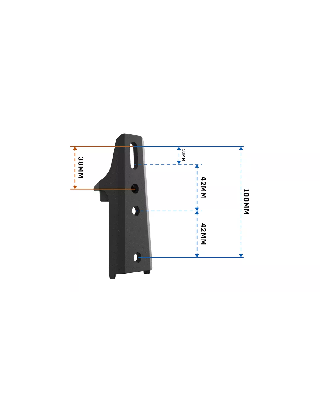 Support de auvent démontage rapide Stow It de Rhino Rack - pack de 2