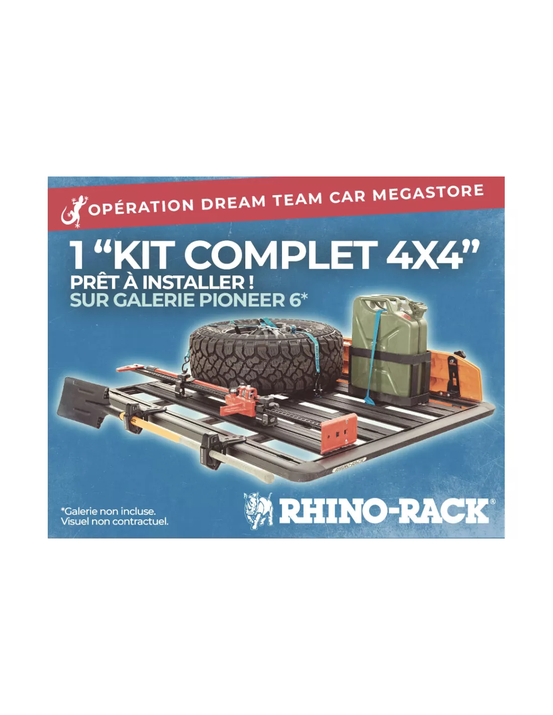 Pack 4x4 on Rhino Rack Pioneer Gallery 6 RHINO RACK - 4x4 accessory