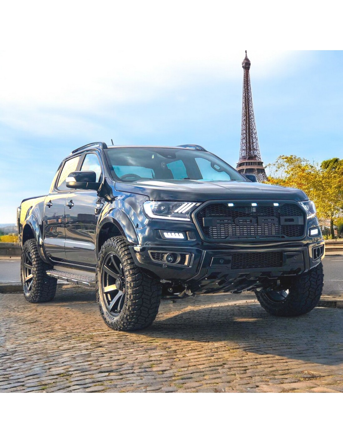 Kit pare-choc + élargisseurs d'ailes RAPTOR pour Ford Ranger