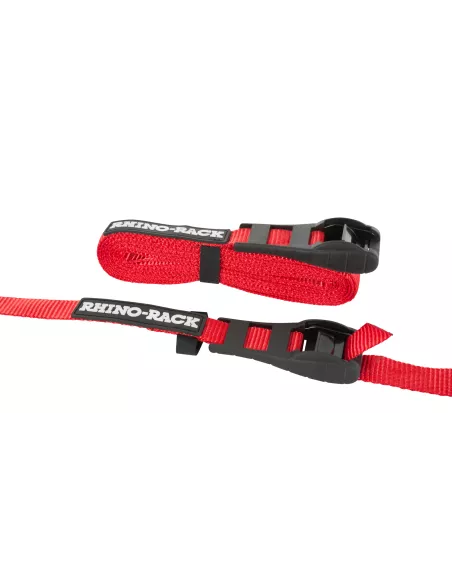 Paire sangles à came rouge 4.5m Rhino Rack RHINO RACK - accessoire 4x4