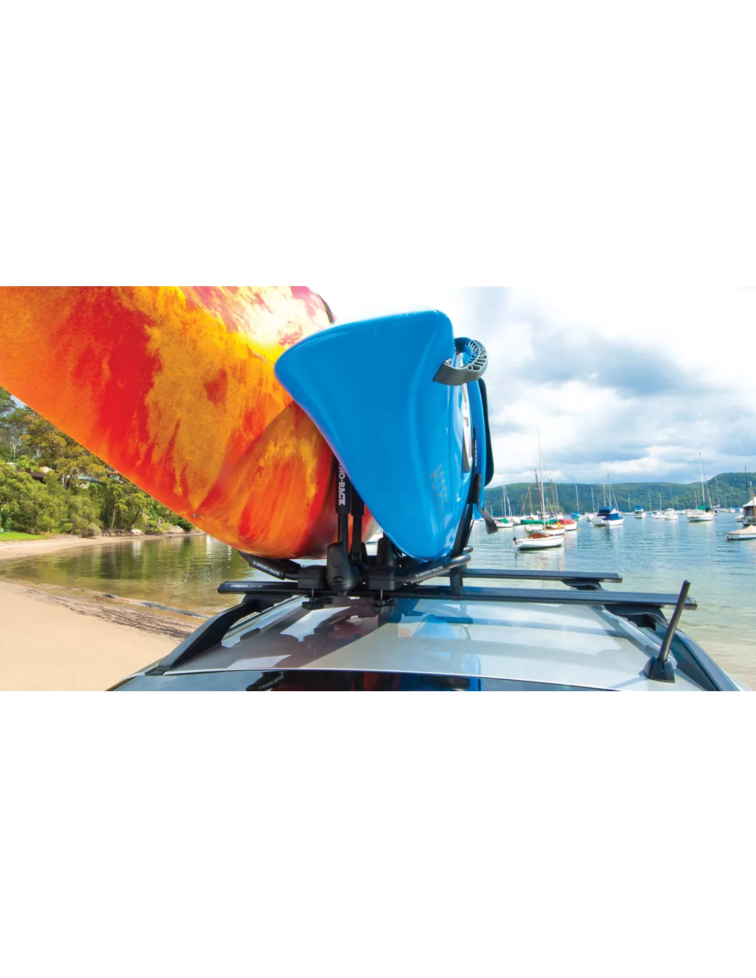 Folding J Style Kayak Carrier Extension Rhino Rack RHINO RACK -