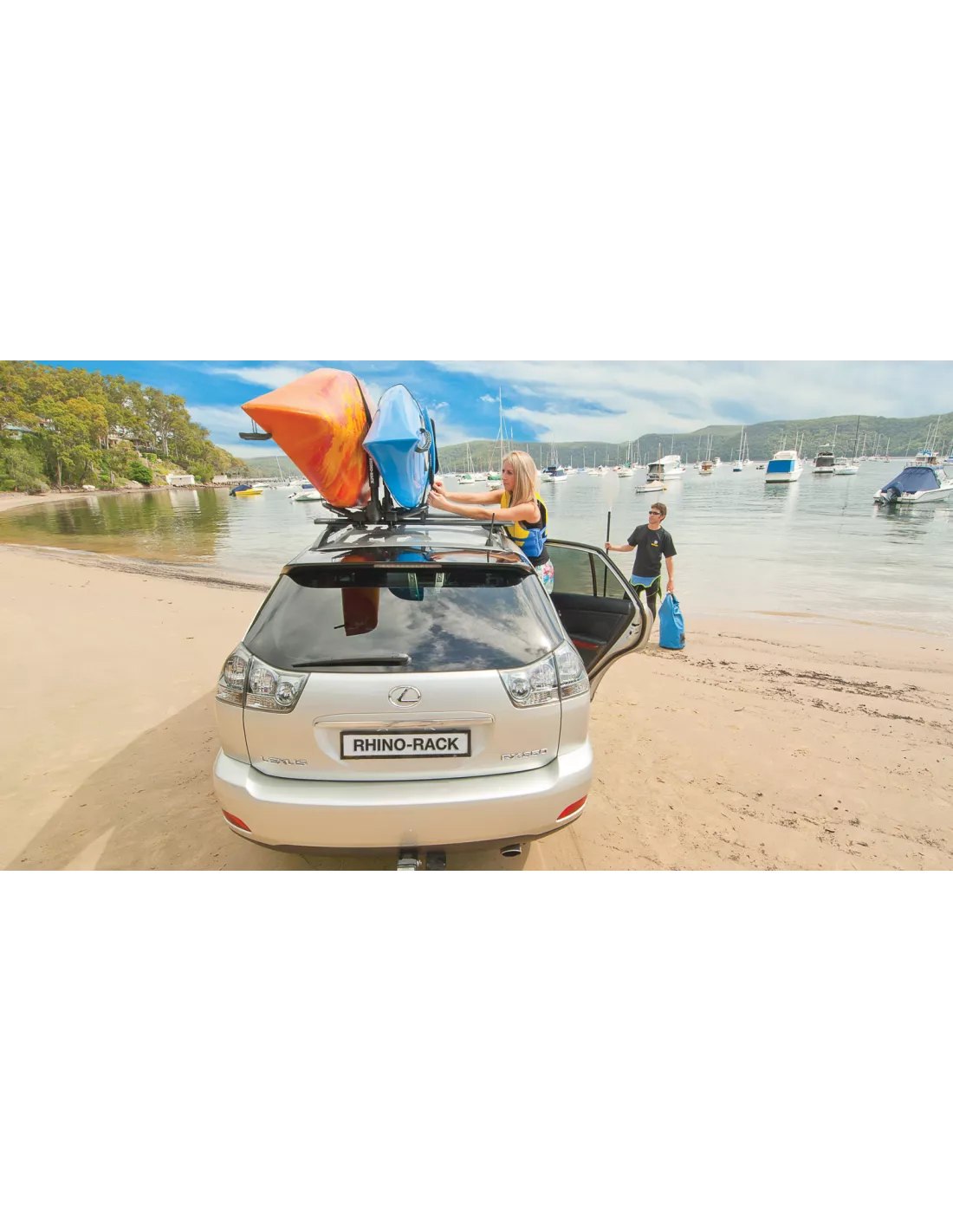 Folding J Style Kayak Carrier Extension Rhino Rack RHINO RACK -
