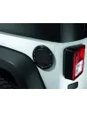 Trappe à carburant en aluminium noir satiné pour Jeep Wrangler JK DTC