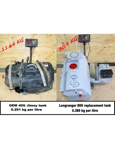 Réservoir de remplacement 80L Long Ranger pour Jimny 2018+ LONG