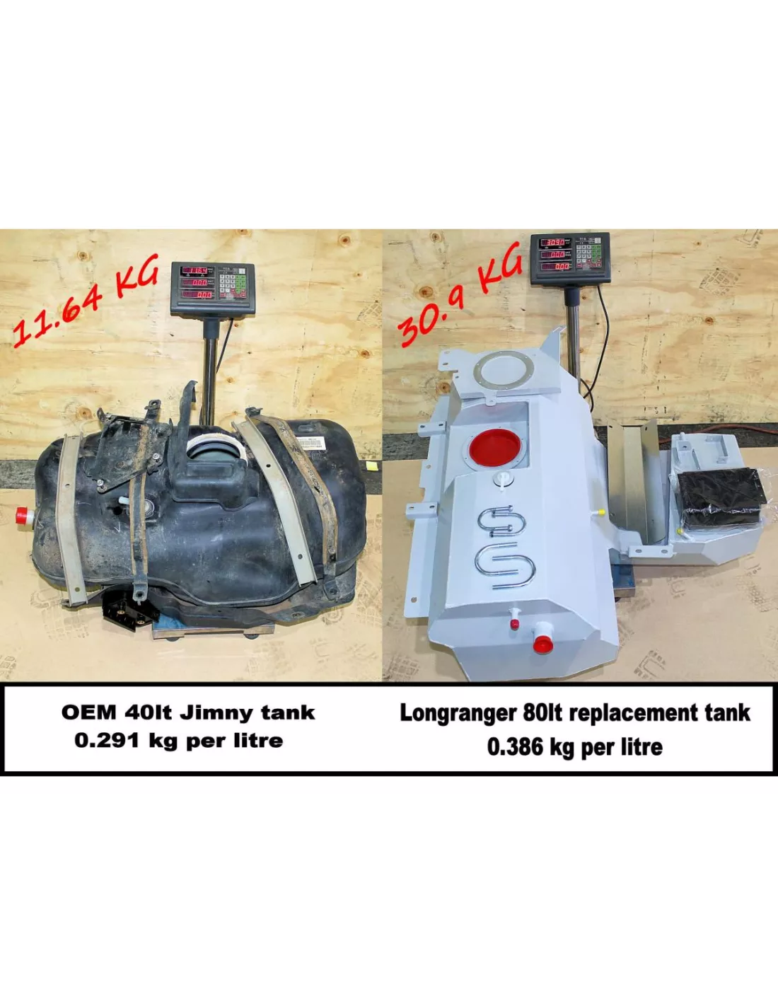 Réservoir de remplacement 80L Long Ranger pour Jimny 2018+ LONG