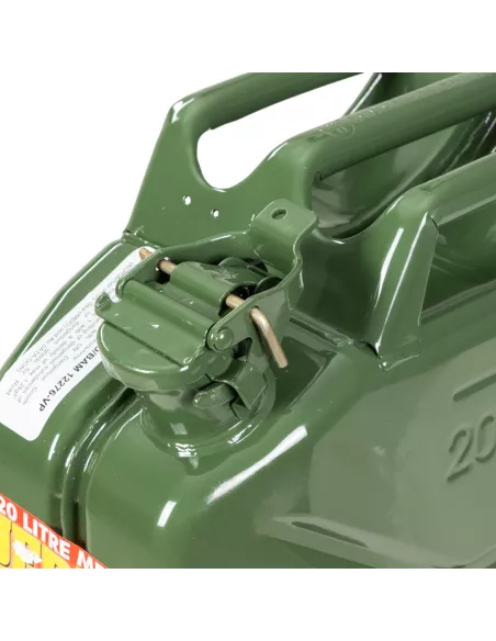 Jerrycan 20L essence métal (colori vert) OUTBACK IMPORT - accessoire