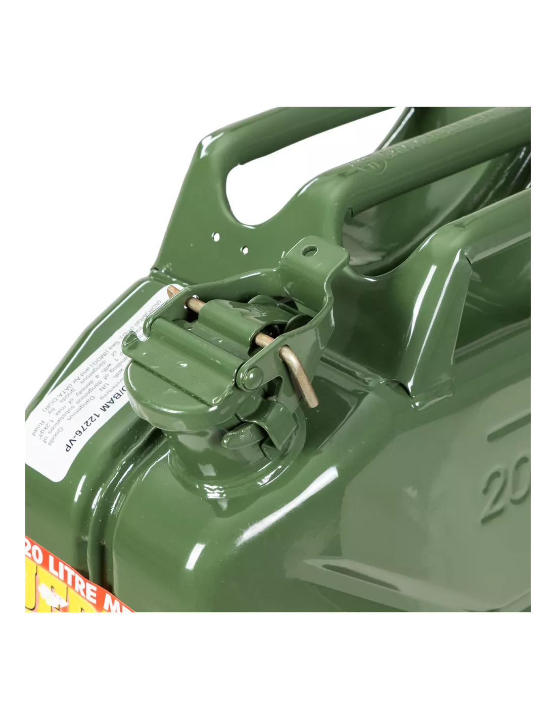 Jerrycan 20L essence métal (colori vert) OUTBACK IMPORT - accessoire