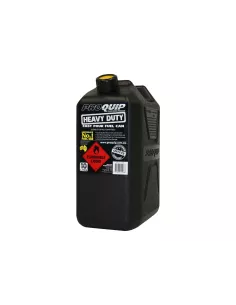 Jerrycan carburant - plastique noir 10L - avec bec verseur amovible