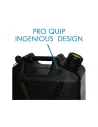 Jerrycan carburant - plastique noir 10L - avec bec verseur amovible