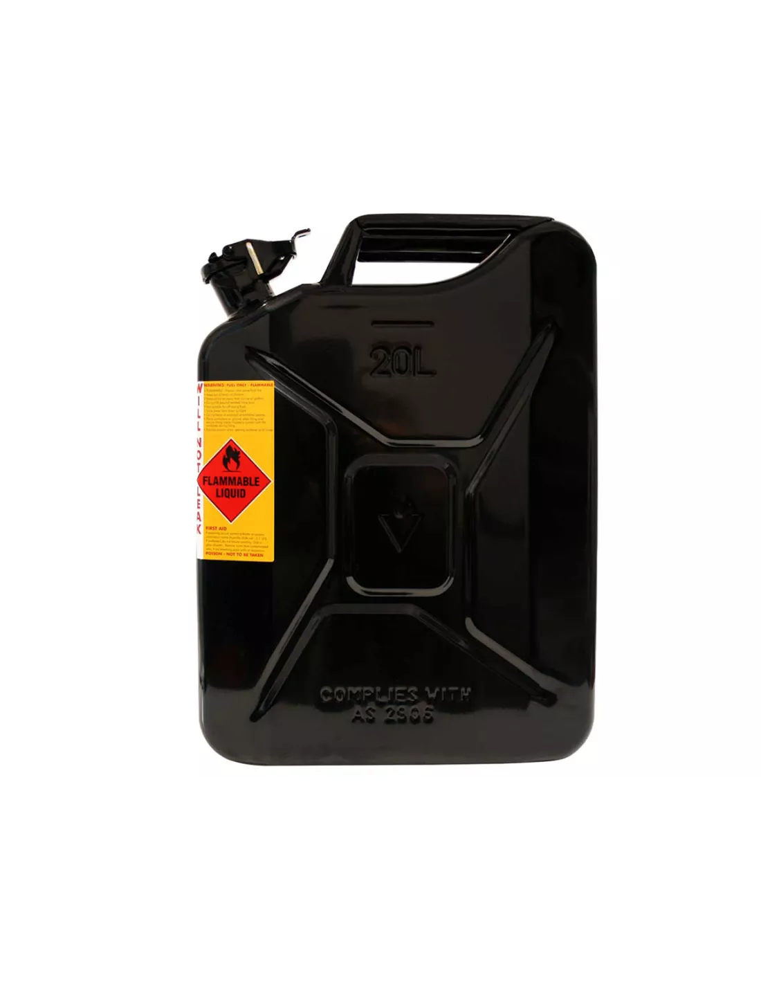 Jerrycan carburant - métal noir - Format US 20L DTC PARTS -