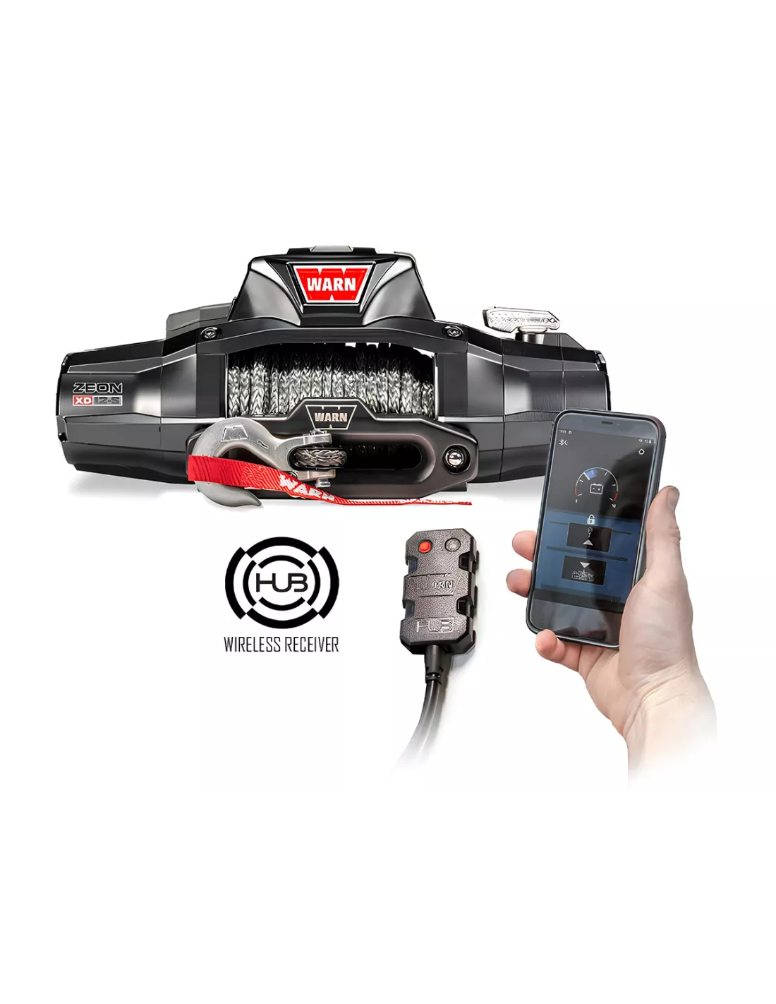 Treuil Warn Zeon XD10S 4500kg 12V WARN - accessoire 4x4