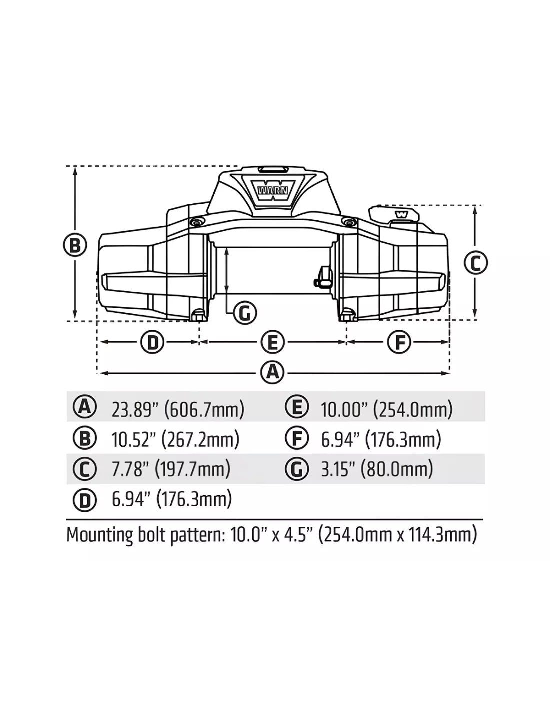 Treuil Warn Zeon XD12S 5443kg 12V WARN - accessoire 4x4