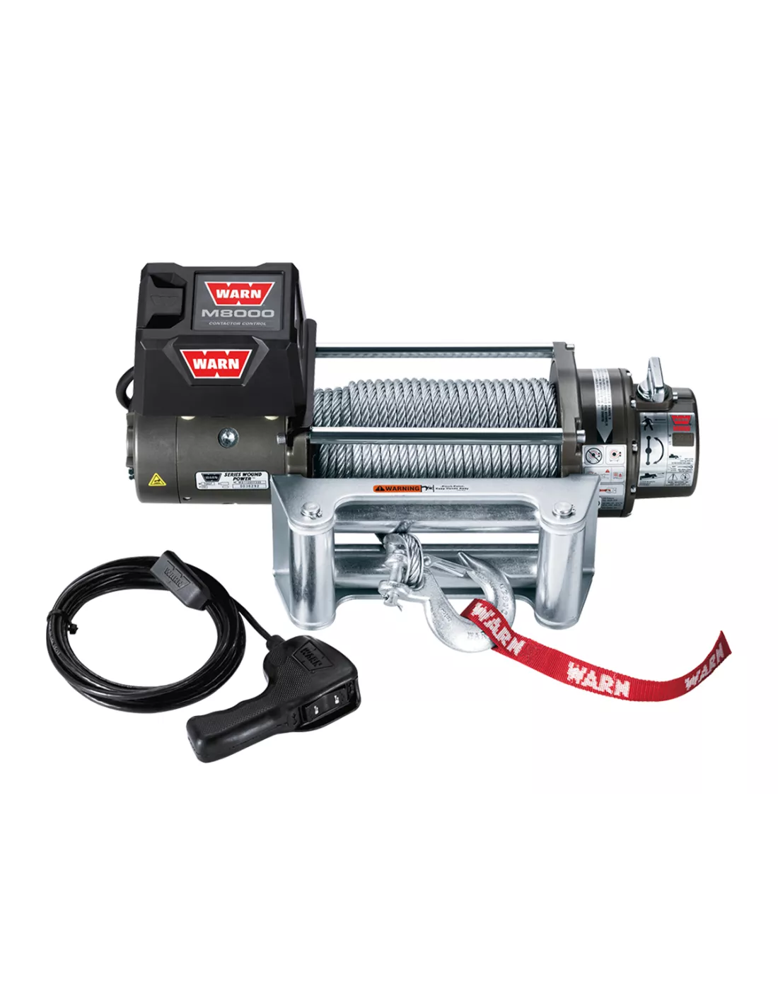 Treuil Warn M8000 3629kg 12V WARN - accessoire 4x4