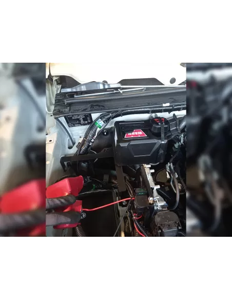 Kit support boitier relais treuil dans compartiment moteur Jimny