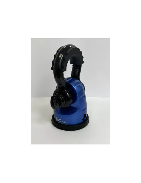 Arrêt de corde 8T en aluminium anodisé bleu pour fixation manille