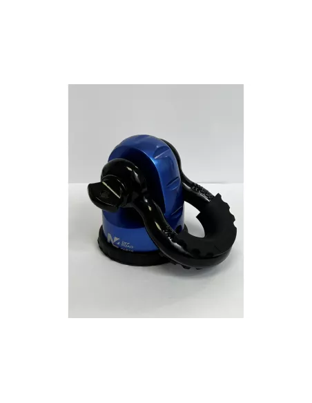 Arrêt de corde 8T en aluminium anodisé bleu pour fixation manille