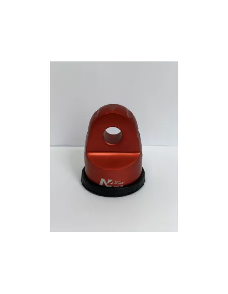 Arrêt de corde 8T en aluminium anodisé rouge pour fixation manille