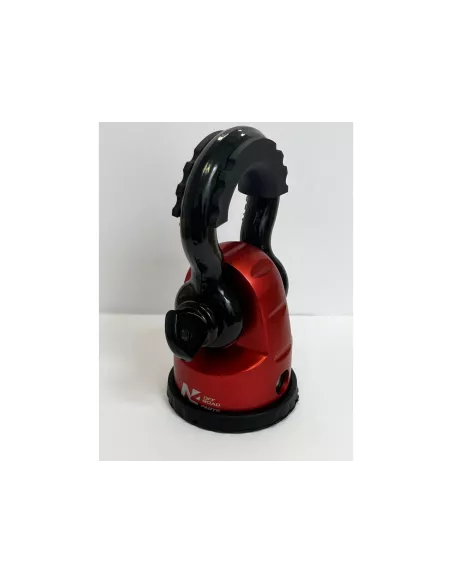Arrêt de corde 8T en aluminium anodisé rouge pour fixation manille