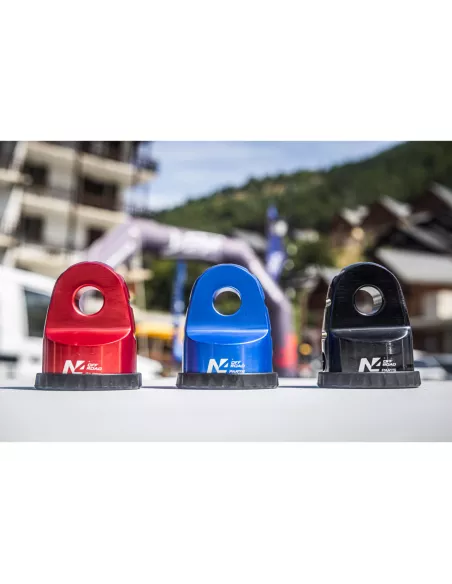 Arrêt de corde 8T en aluminium anodisé rouge pour fixation manille