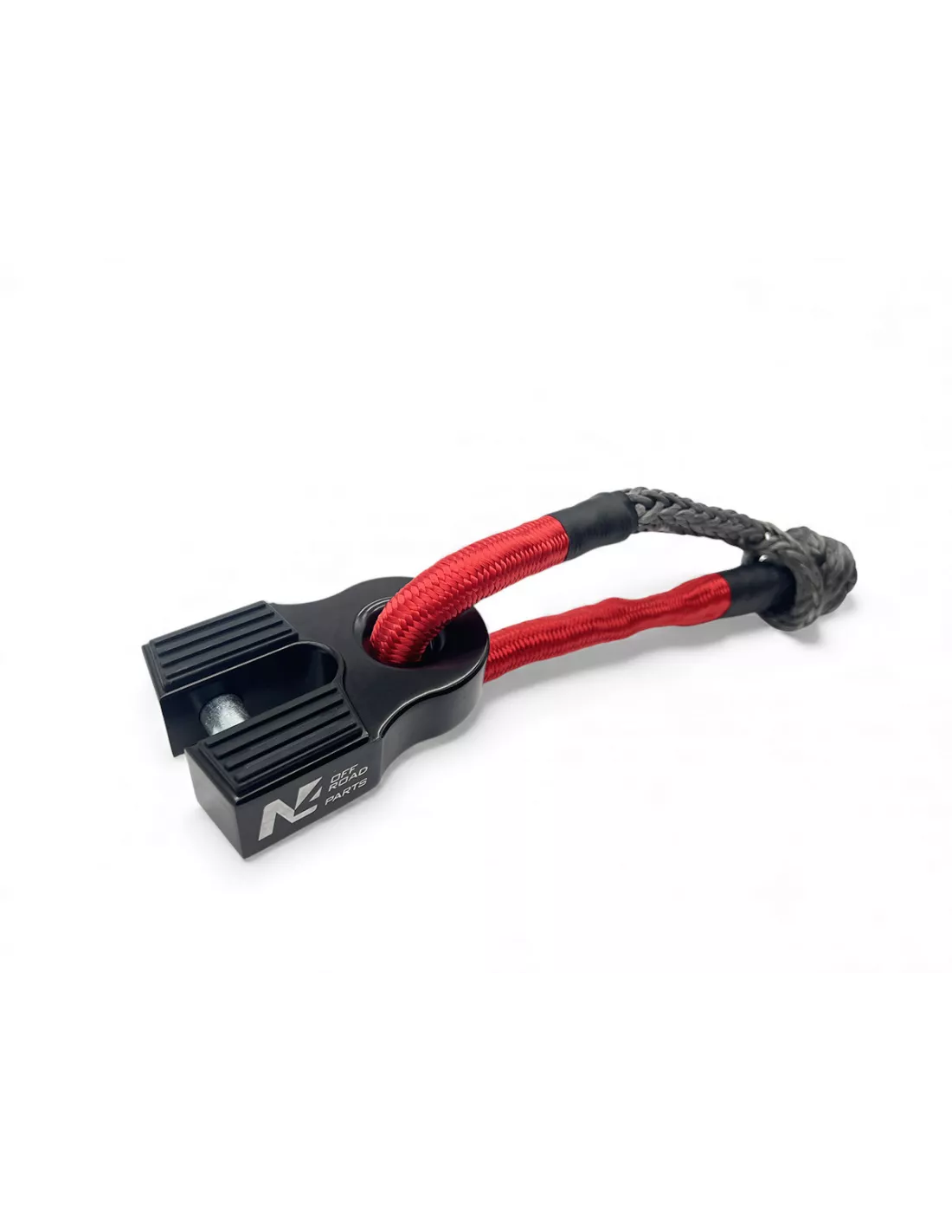 Schwarzer 10T-Alu-Seil-Halt für flexible Manila N4-Offroad N4-OFFROAD