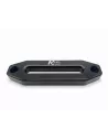 Ecubier aluminium noir pour corde de treuil synthétique N4-Offroad