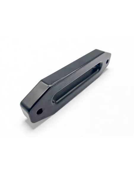 Ecubier aluminium noir pour corde de treuil synthétique N4-Offroad