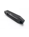 Schwarzer Aluminium-Winter für synthetisches Windenseil N4-Offroad
