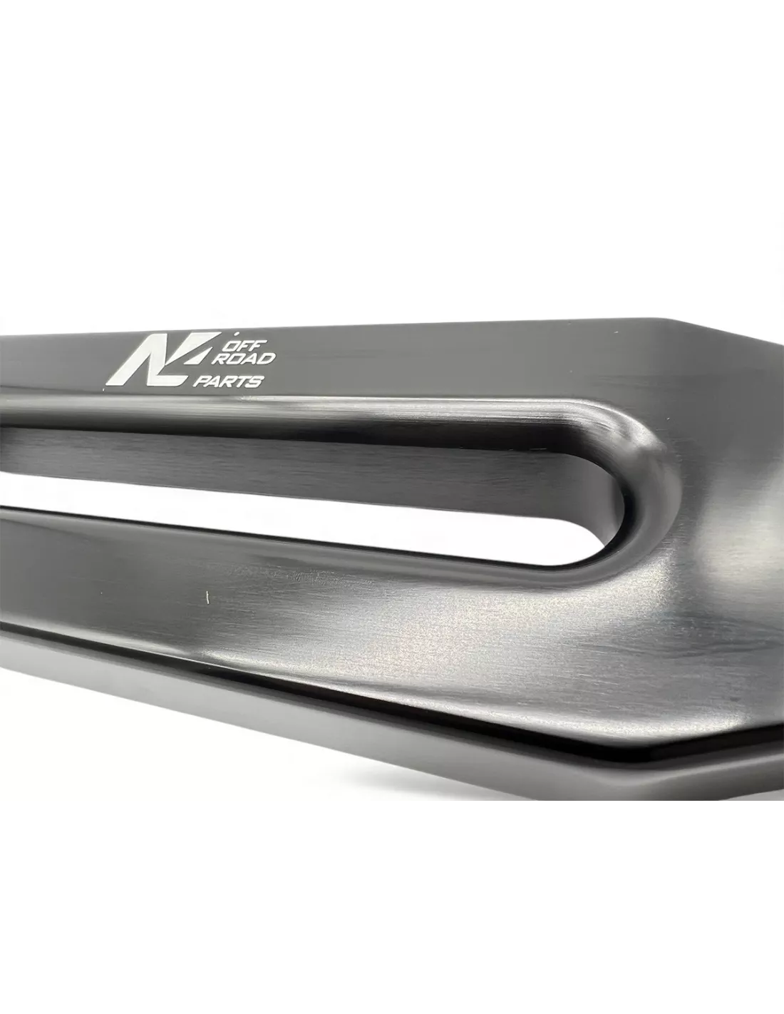 Schwarzer Aluminium-Winter für synthetisches Windenseil N4-Offroad