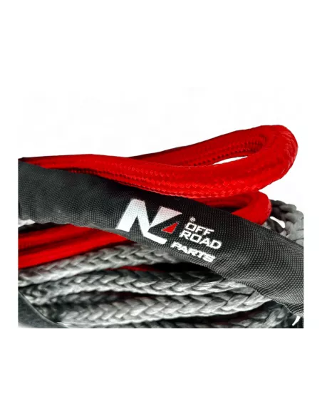 Corde synthétique de treuil 12mm x 28M N4-Offroad - Jusqu'à 6.8T