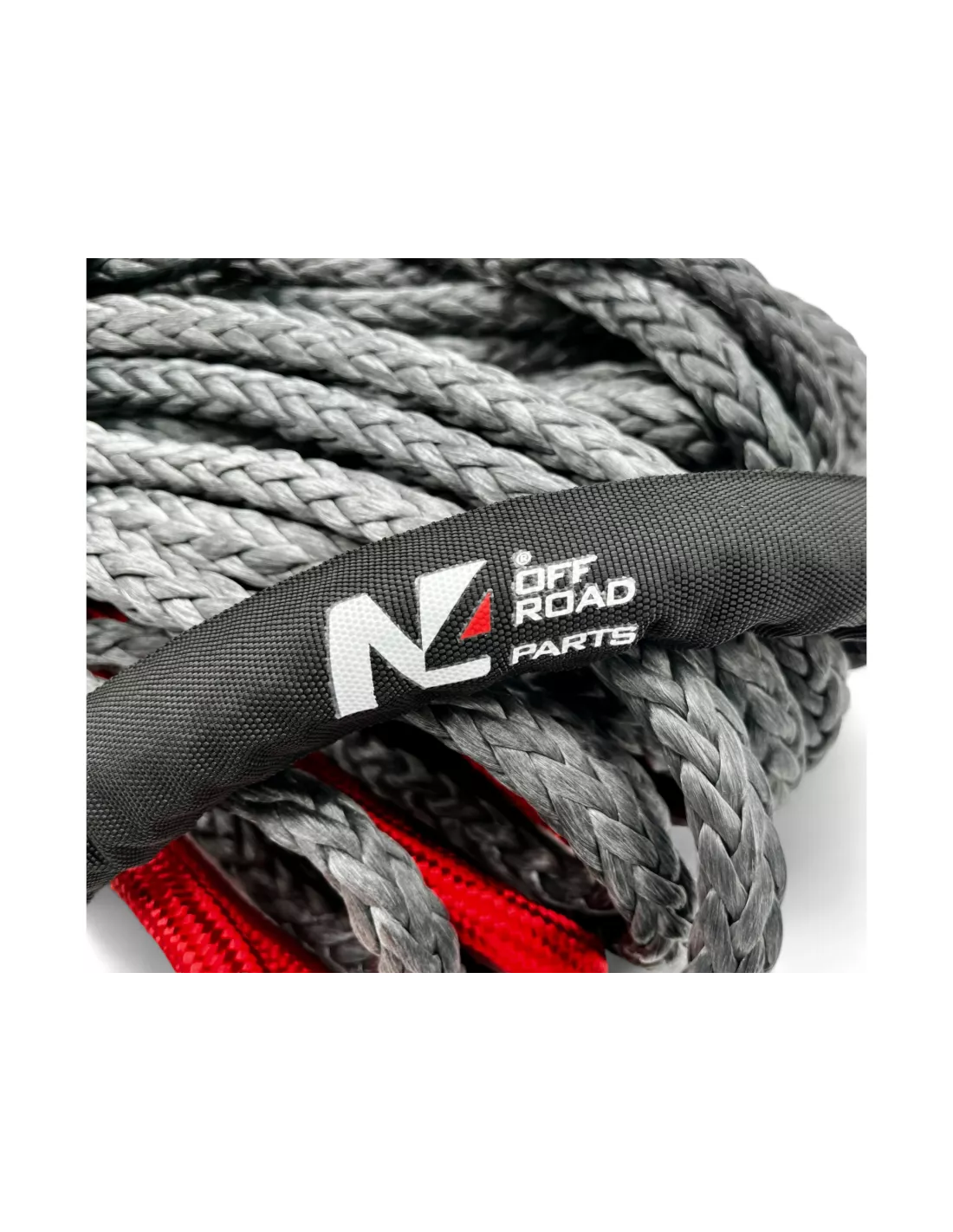 Corde synthétique de treuil 12mm x 28M N4-Offroad - Jusqu'à 6.8T