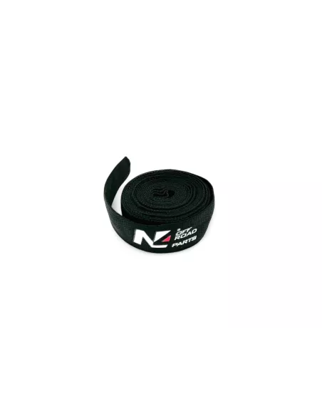 Protection de corde synthétique coté crochet de treuil noire 12mm x