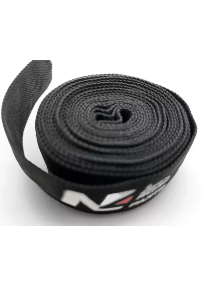 Protection de corde synthétique coté crochet de treuil noire 12mm x