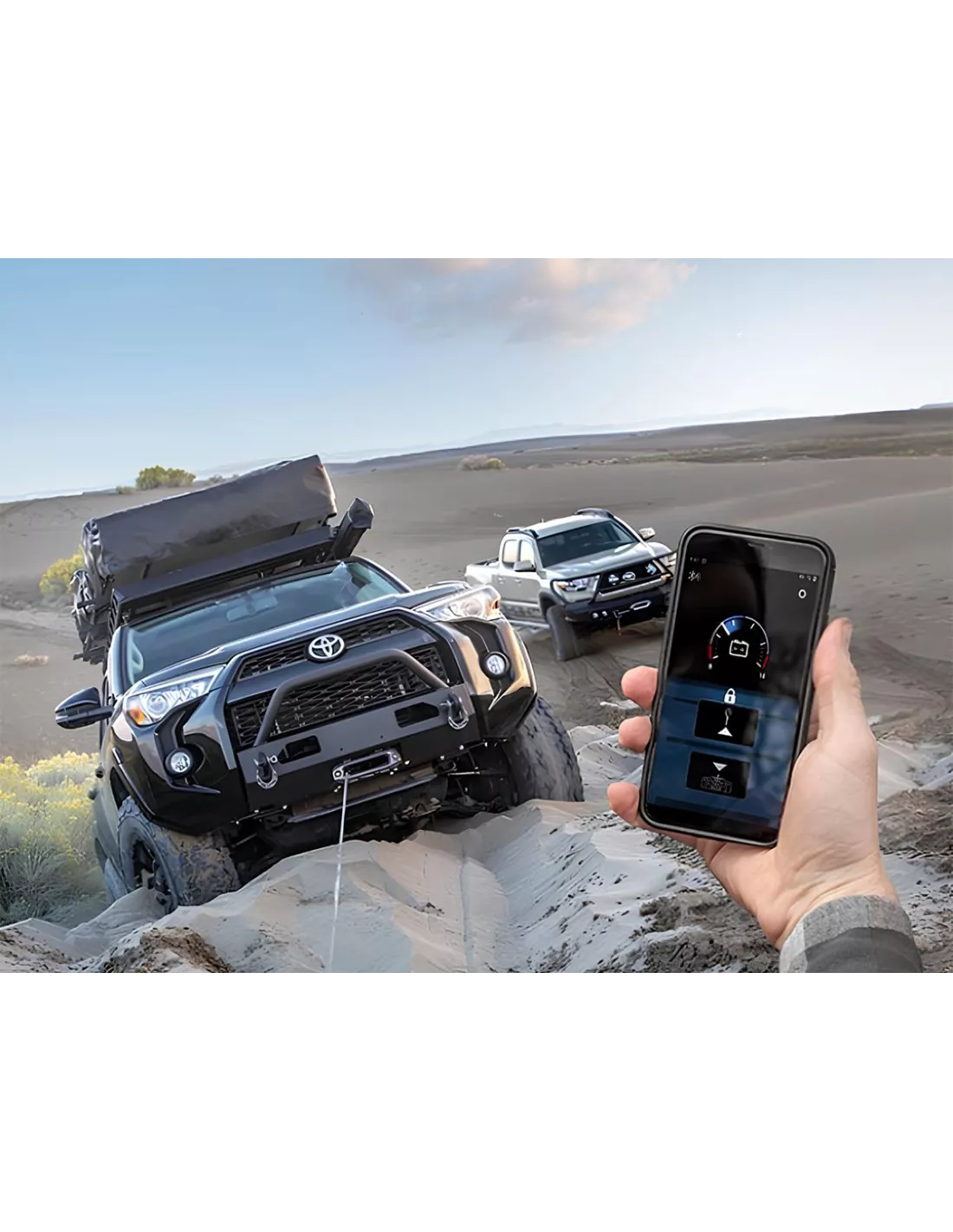 Bluetooth-Empfänger für Smartphone Fernbedienung Warn Zeon VR Evo