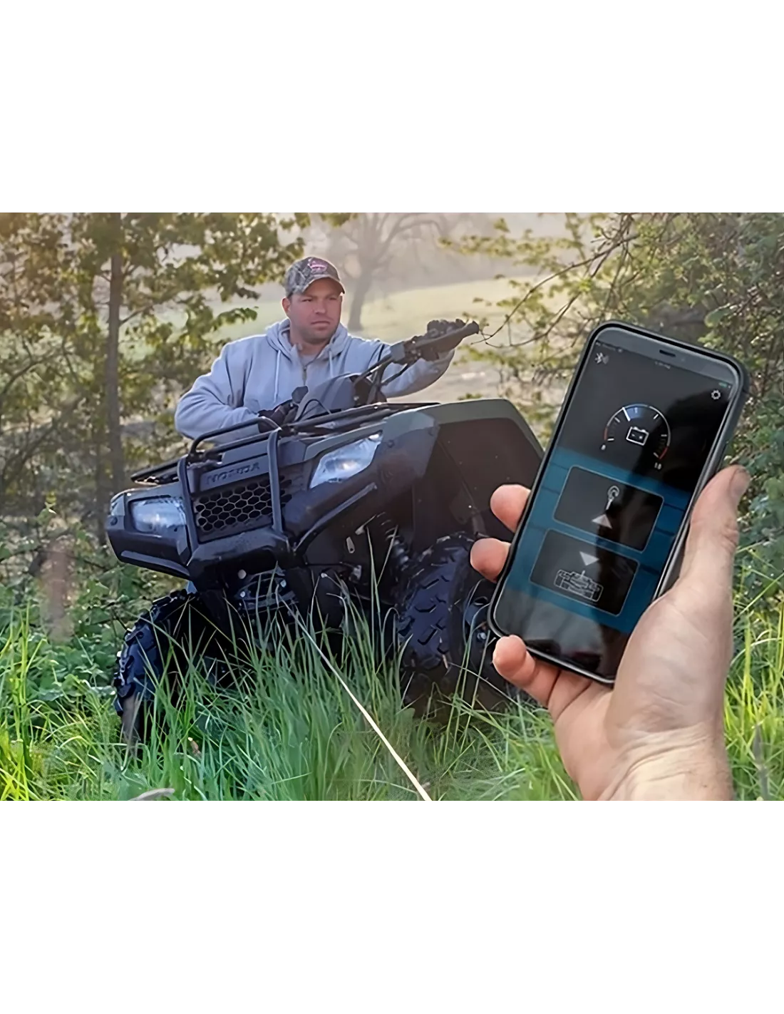 Bluetooth-Empfänger für Smartphone Fernbedienung Warn VRX Vantage und