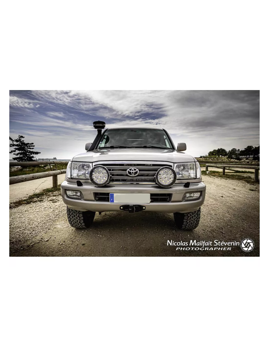 Geïntegreerde lierplatina met originele bumper voor TOYOTA HDJ100