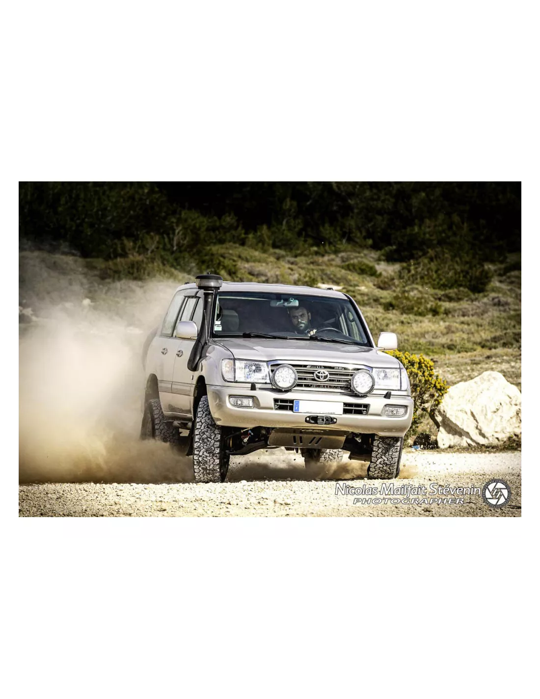 Geïntegreerde lierplatina met originele bumper voor TOYOTA HDJ100