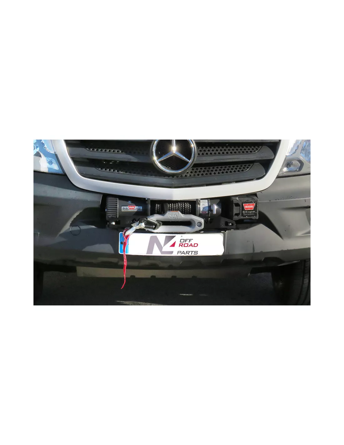 Platine de treuil intégrée au pare-chocs d'origine pour Volkswagen