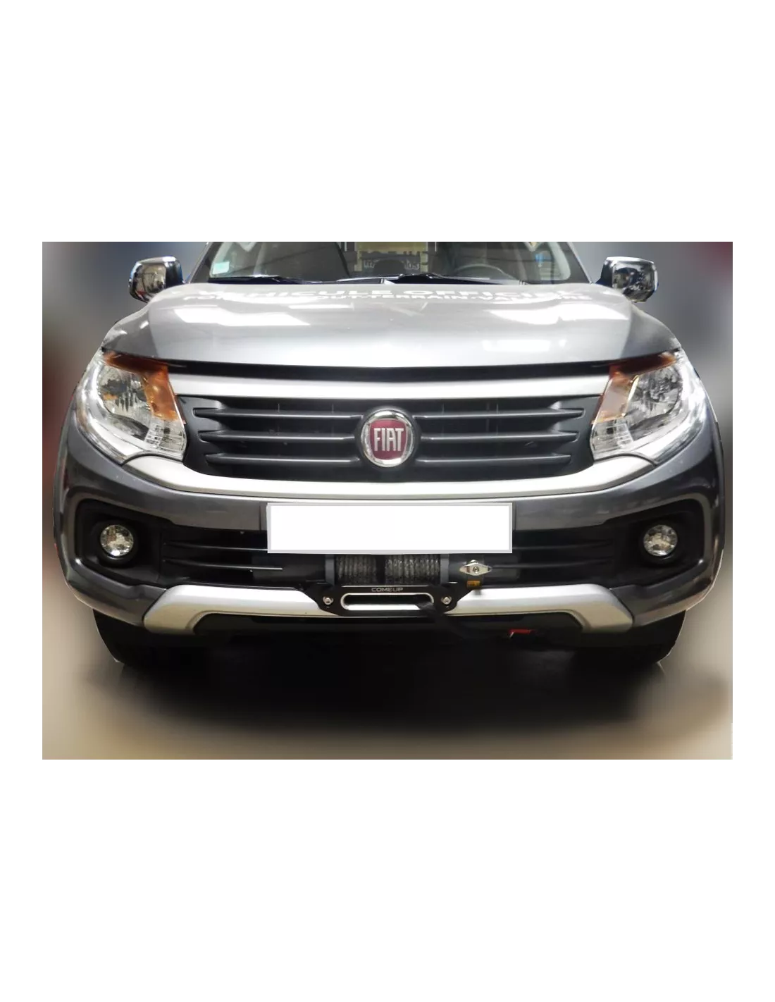 Platine de treuil intégrée au pare-chocs d'origine pour Mitsubishi