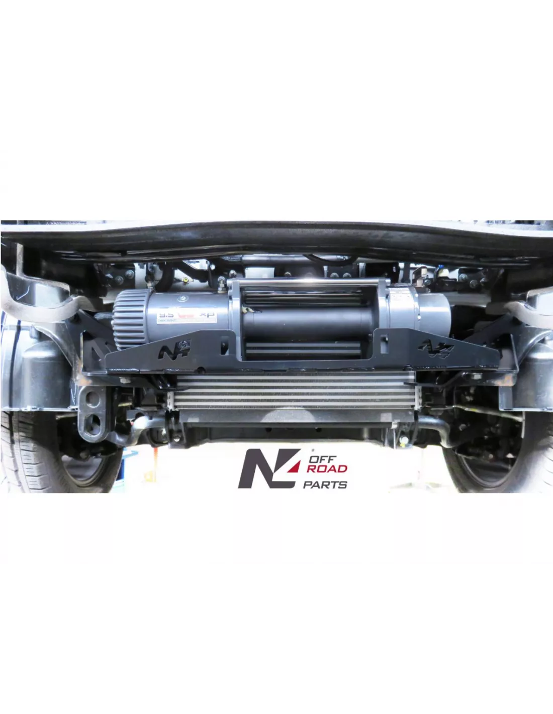 Platine de treuil intégrée au pare-chocs d'origine pour Nissan Navara