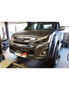 Platine de treuil intégrée au pare-chocs d'origine pour Isuzu D-Max 2