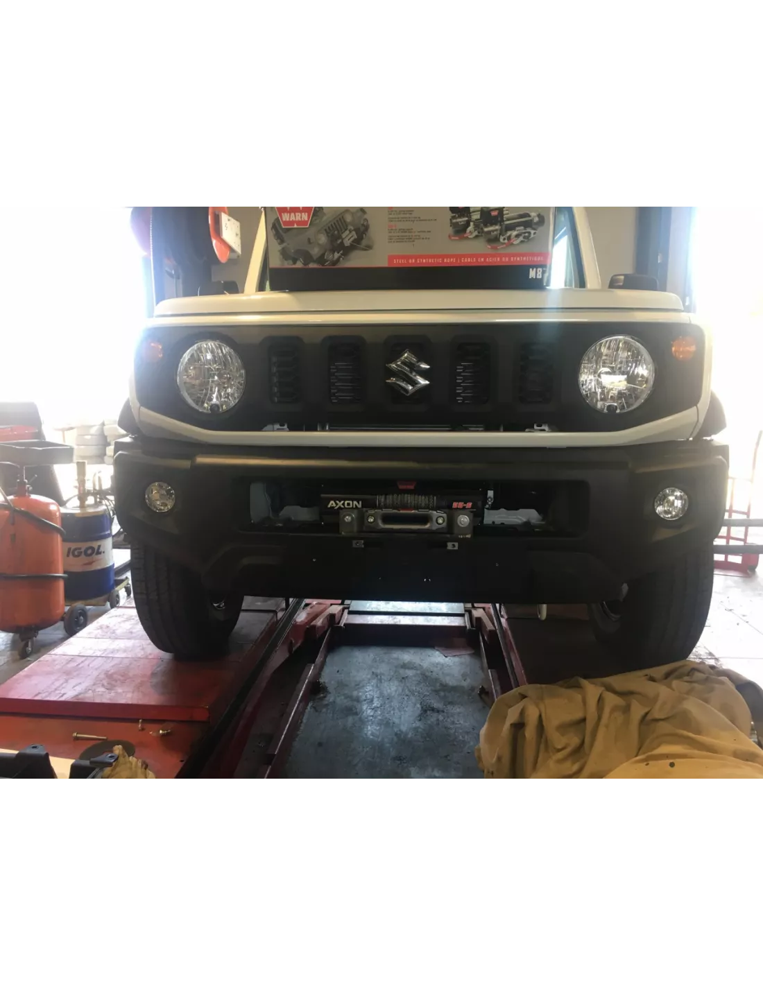 Integrierter Winde Platinum an der ursprünglichen Stoßstange für Suzuki Jimny