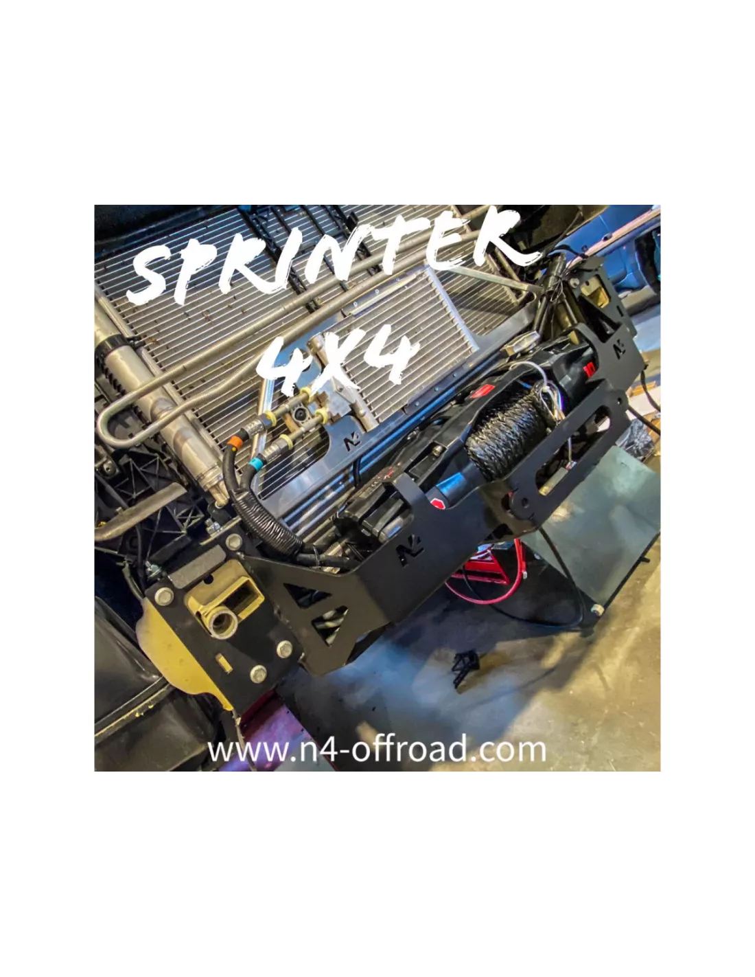 Platina geïntegreerde lierbumper Sprinter W906 W907 BVA N4-Offroad