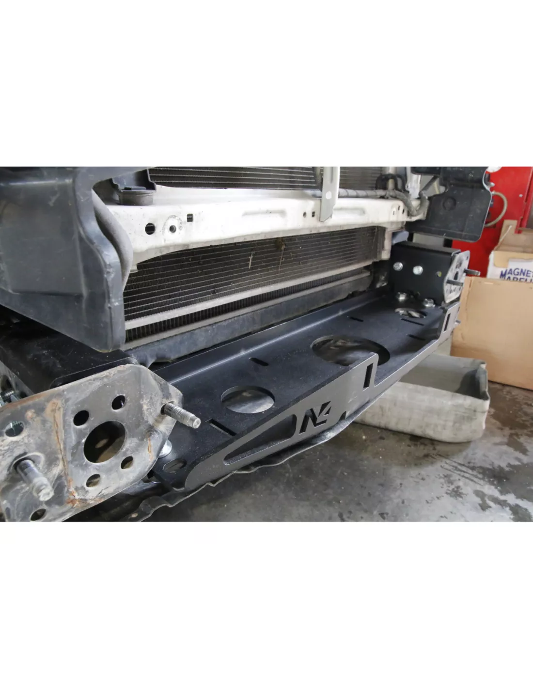 Platine de treuil intégrée au pare-chocs d'origine pour Toyota Hilux