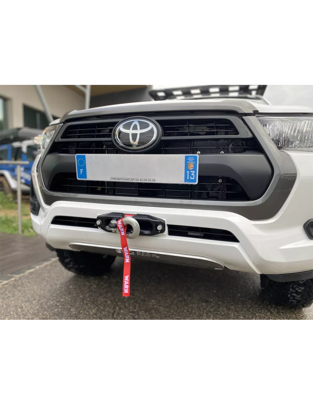Platine de treuil intégrée au pare-chocs d'origine pour Toyota Hilux