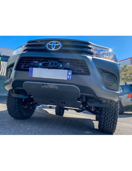 Platine de treuil intégrée au pare-chocs d'origine pour Toyota Hilux