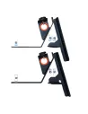 Support incliné de Maxtrax sur galerie - comprend aussi support de