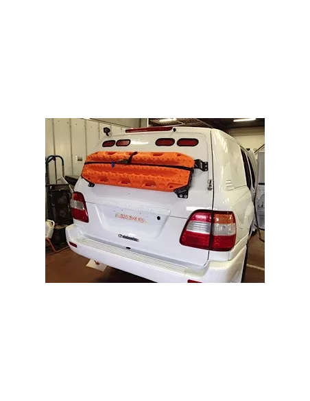 Support de plaques à sable Maxtrax sur le hayon pour Toyota HDJ100